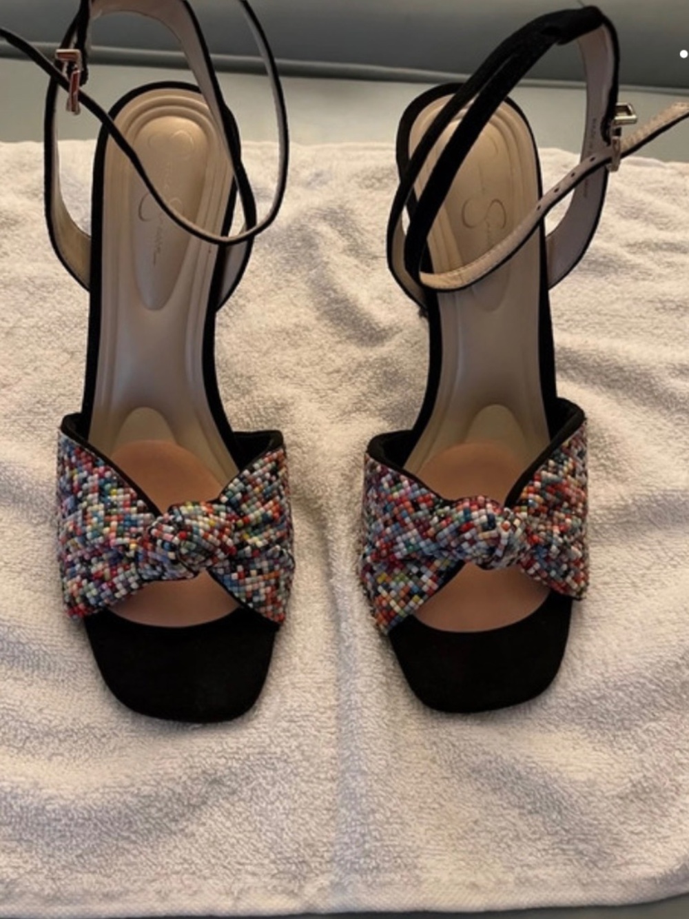 Jessica Simpson sprinkle heel